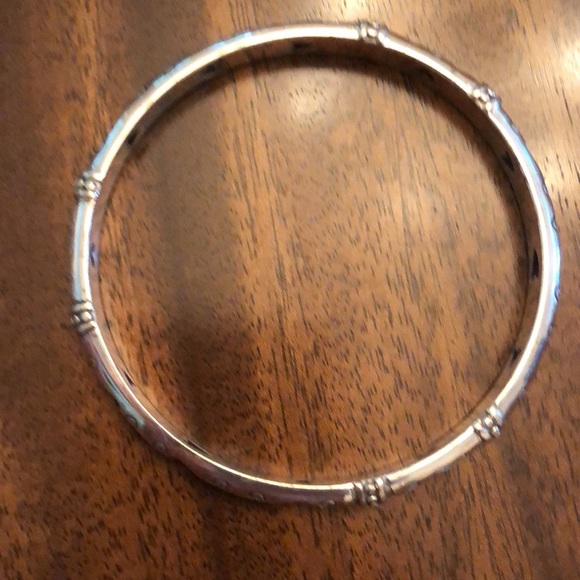 Brighton open heart layering bangle bracelet - Picture 3 of 7